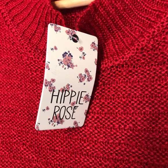 Hippie Rose Long Knit Turtle Neck Sweater - Picture 9 of 9